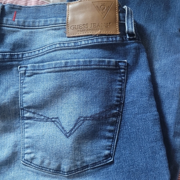 Guess Slim Straight Leg Denim Jeans 36 - Picture 5 of 6